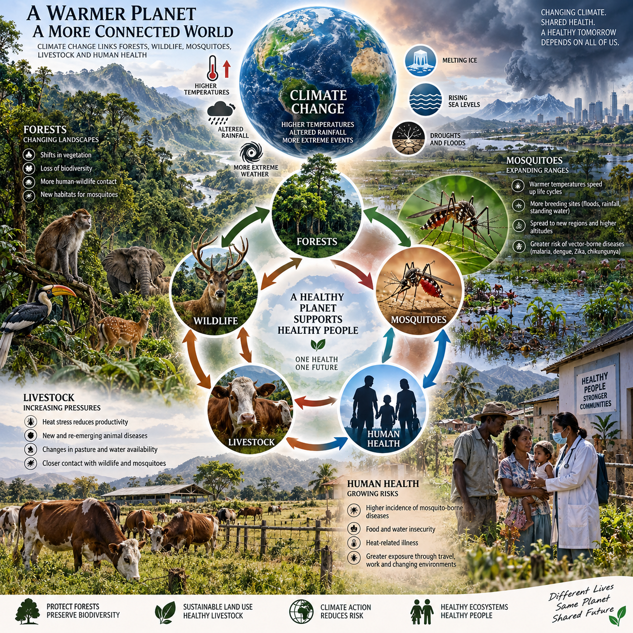 Mudanças climáticas e surgimento de novas zoonoses: qual é a relação?